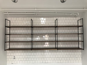 Custom kitchen shelving 2