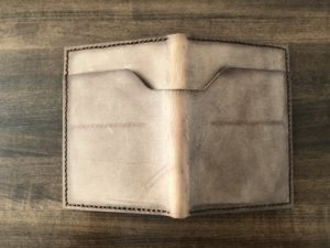 Leather wallet exterior