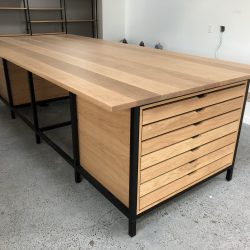 Custom standing conference table