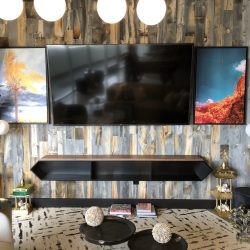 floating media console